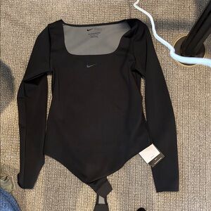 Nike Black Bodysuit Long Sleeve Black